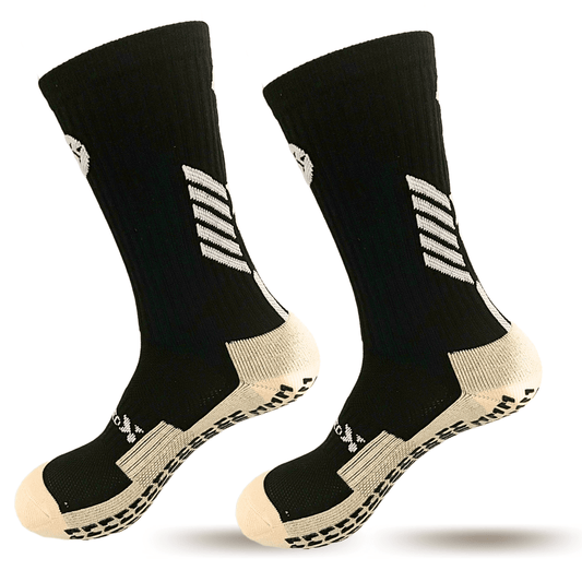 Chaussettes antidérapantes personnalisées PRO - FLY | ExceedYou® | NOIR - exceedyou.fr