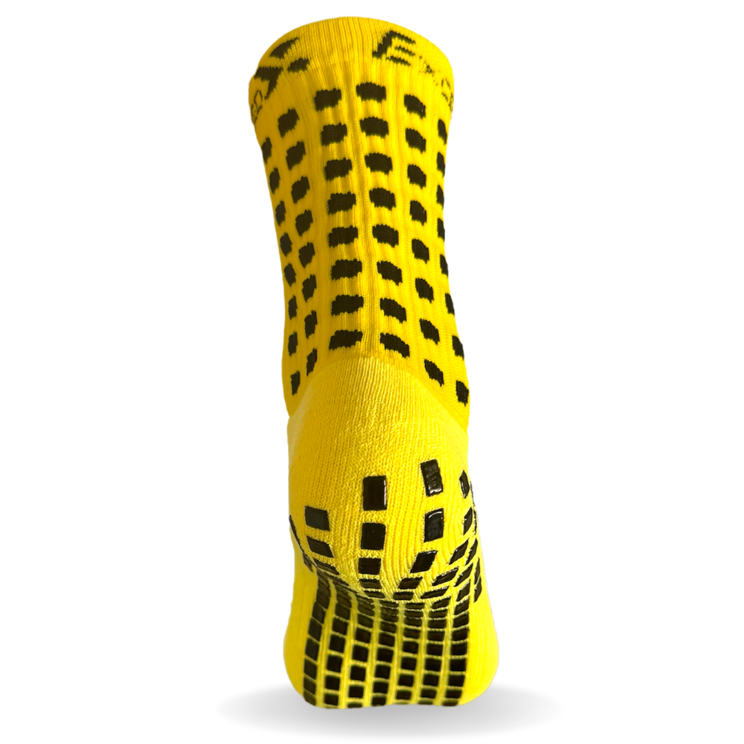 Chaussettes antidérapantes personnalisées ULTRAGRIP | ExceedYou® | JAUNE