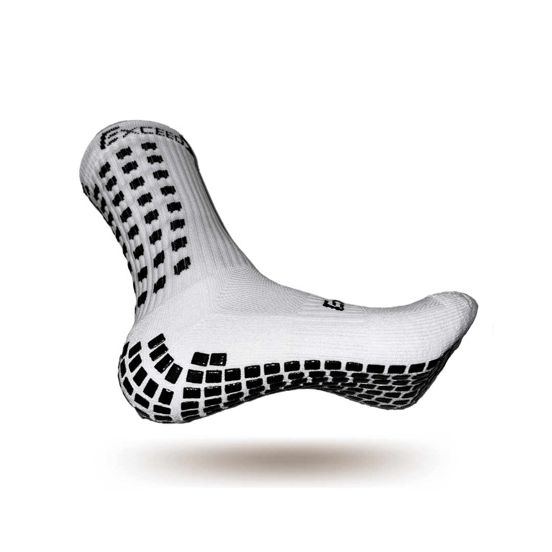 Chaussettes antidérapantes ULTRAGRIP - PERSONNALISABLE - NOUVEAUTÉ - BLANC - exceedyou.fr