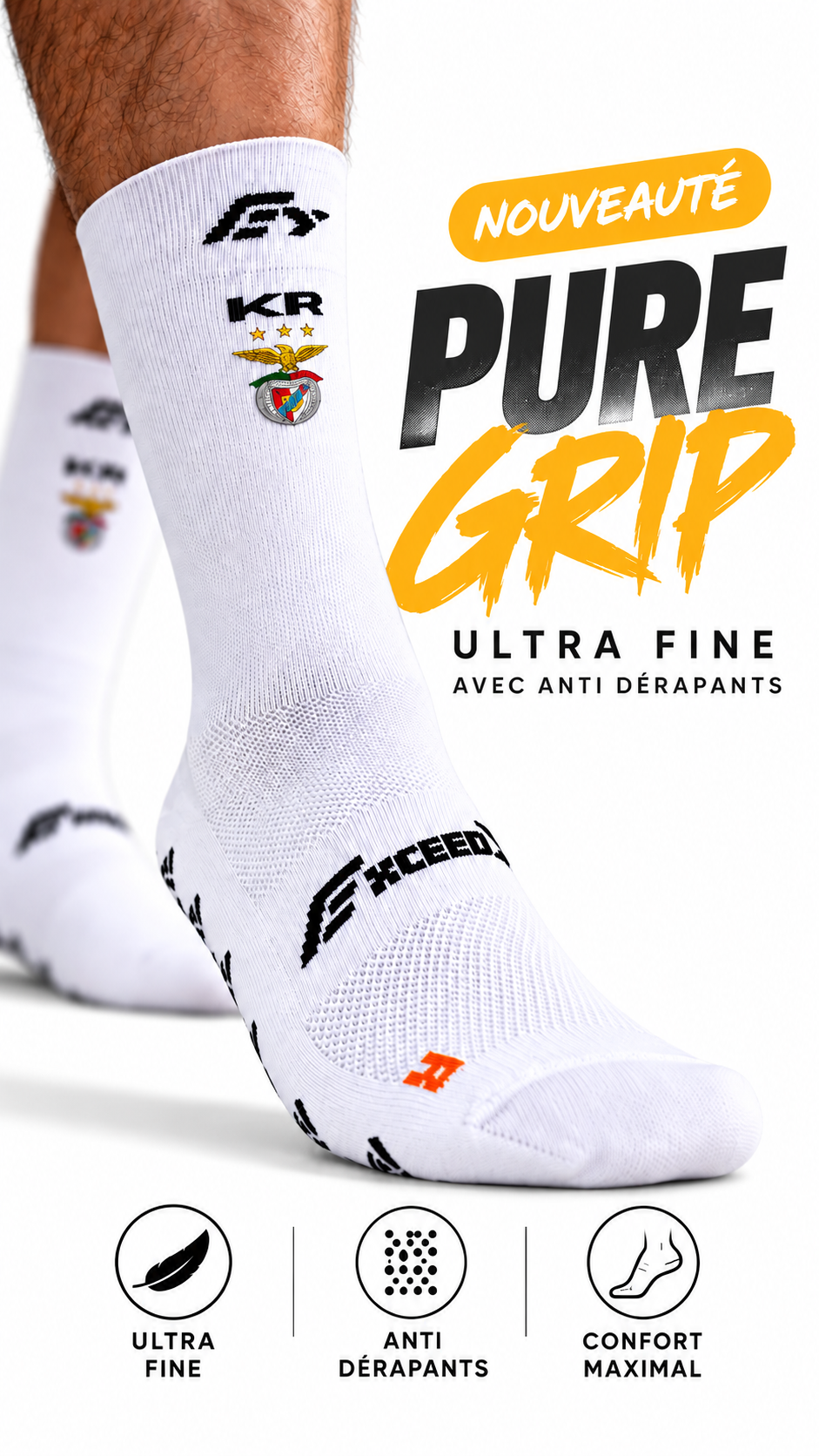 PURE GRIP® – La seconde peau ANTIDÉRAPANTE ⚡