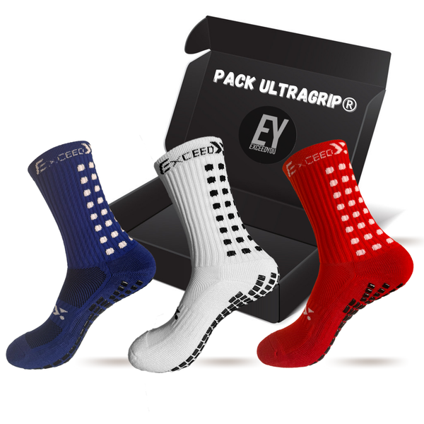 Pack 3 paires de chaussettes antidérapantes ULTRAGRIP®