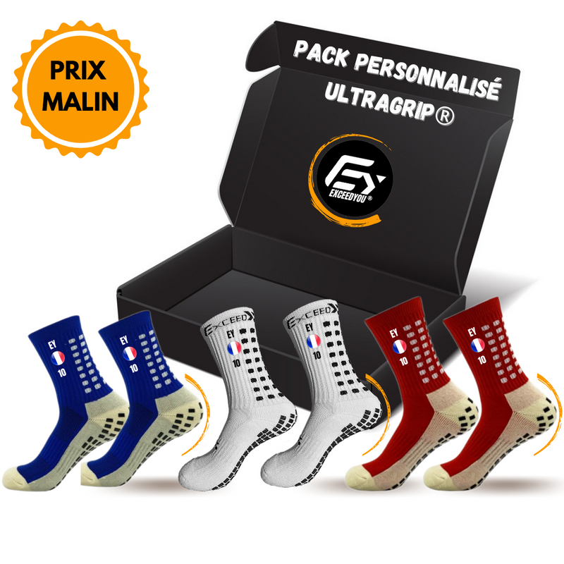 Pack x3 Ultragip personnalisées (6 couleurs disponibles)