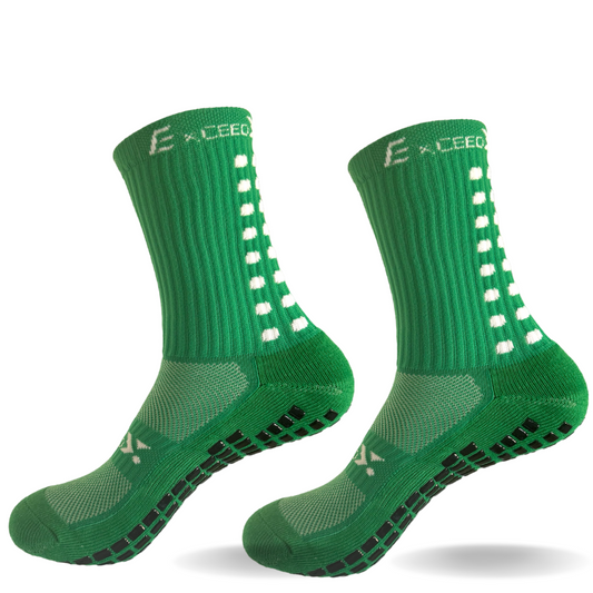 chaussettes antidérapantes personnalisées Ultragrip vert